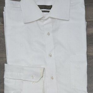 Donald J Trump Signature Collection Non Iron Classic Fit Cotton Business Shirt